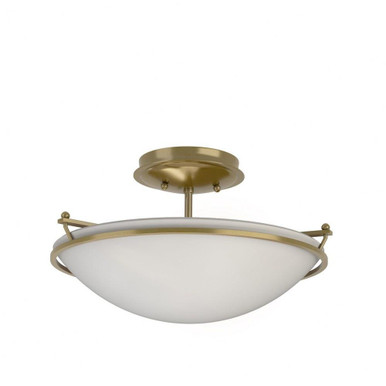 Simple Lines 2 Light Traditional Semi Flush Mount by Hubbardton Forge - 124302HF