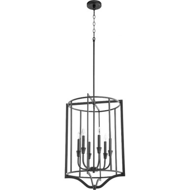 Marquee 6 Light Large Pendant 27.5 Inch Tall by Quorum - 6814-6