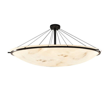 Lumenaria Ring 16 Light 75 Inch Wide Semi Flush Mount by Justice Design - FAL-9688-35