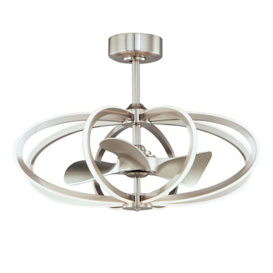 Solstice 33.5 Inch 60W 8 LED WiFi enabled Fandelight by Maxim - 61006SN