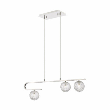 Barrington 3 Light Cord Hung Island 31.5 Inch Wide by Innovations - 320-3I-G320-5