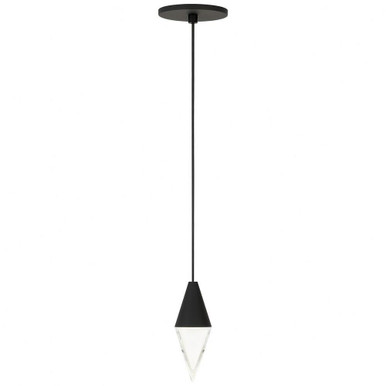 Turret 4.6W 1 LED Line Volt Mini Pendant by Visual Comfort Modern - 700TRSPTRT1RB-LED930