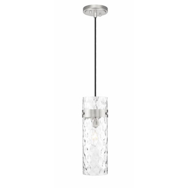 Fontaine 1 Light Pendant 15 Inch Tall and 5.75 Inch Wide By Z-Lite - 7002P5