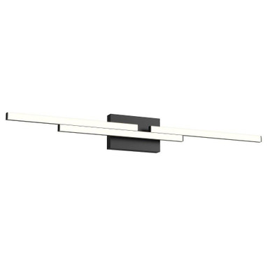 Anello Minor 29W LED Bath Vanity 1.75 Inch Tall and 38 Inch Wide by Kuzco - VL52738-BK-UNV