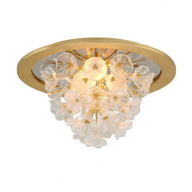 Jasmine 12W 1 LED 22 Inch Wide Flush Mount by Corbett - 268