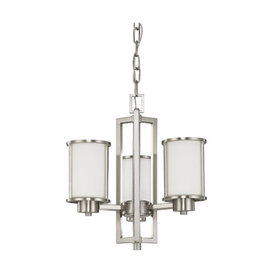 Odeon Three Light Chandelier 17.75 x 18.5 Inches by Nuvo - 60/2851