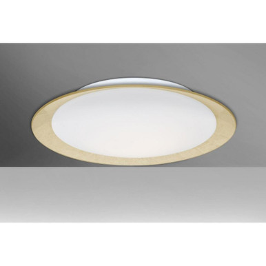 Tuca 19 20W 1 LED 19.25 Inch Wide Flush Mount by Besa - TUCA19