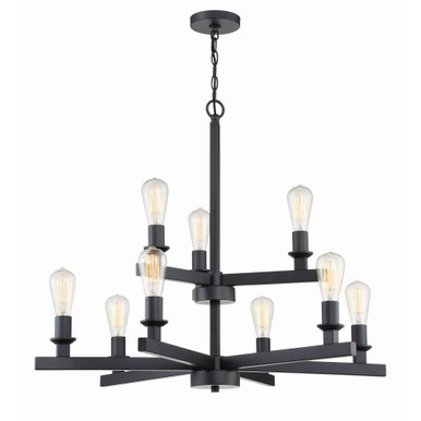 Chicago 9 Light Large Chandelier by Craftmade - 53129