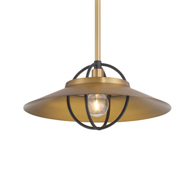 Newburie 1 Light Pendant 5.75 Inch Tall and 12 Inch Wide by Minka Lavery - 154-876