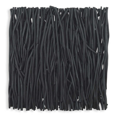 Gathered Teak 24 Inch Square Wall Decor by Uttermost - 04352