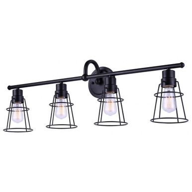 Dree Four Light Vanity Light by Canarm - IVL1053A04BK