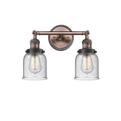 Bell 2 Light Vanity Light 16 Inch Wide by Innovations - 208BP-G5
