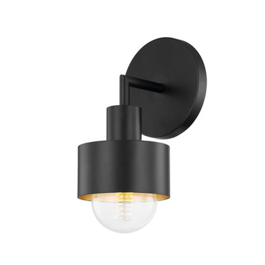 North 1 Light Wall Sconce by Troy - B8711-SBK/GL