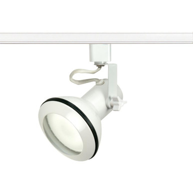 One Light Euro Style Track Head 4.5 In Wide by 7.5 In High by Nuvo  TH332 - TH332