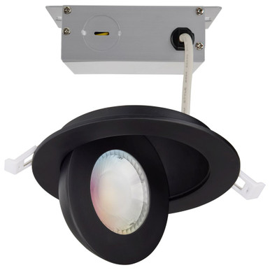 Starfish 9W LED Gimbal Downlight 1.44 Inch Tall and 4.92 Inch Wide by Satco - S11293R1