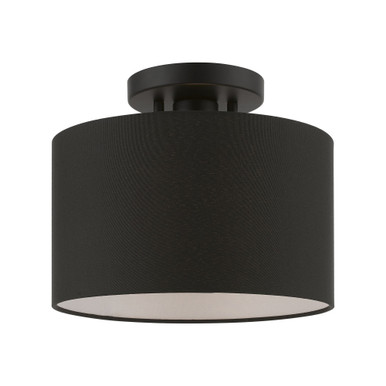 Bainbridge 1 Light 10 Inch Wide Semi Flush Mount by Livex - 45662-04
