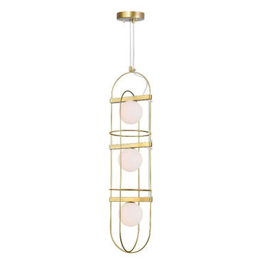 Orbit 15W 3 LED Small Pendant by CWI - 1209P7-3-169