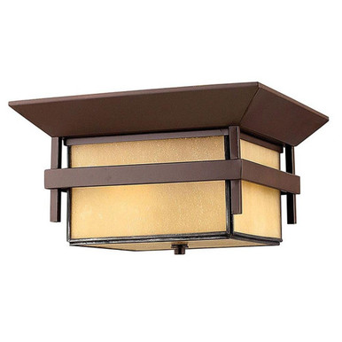 Harbor 2 Light 7 Inch Wide Outdoor Flush Mount by Hinkley - 2573
