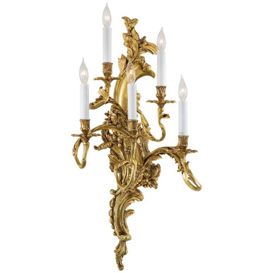 5 Light Right Wall Sconce by Minka Metropolitan - N2195-R