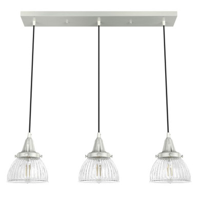 Cypress Grove 3 Light Small Linear Pendant by Hunter Fans - 19141