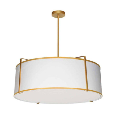 Trapezoid 4 Light Pendant In Contemporary Style 10 x 24 Inches by Dainolite - TRA-244P