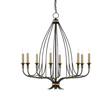 Folgate 8 Light Large Chandelier by Currey Company - 9000-0214