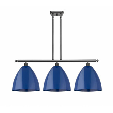 Plymouth Dome 3 Light Oversized Island Pendant 14 Inch Tall by Innovations - 516-3I-PLYM-12