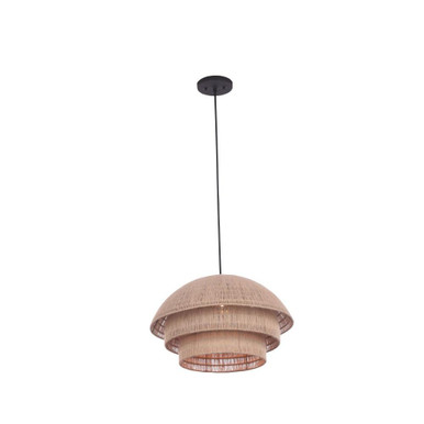 Seychelles 1 Light Large Pendant 13 Inch Tall by Kalco - 515255MB