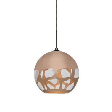 Rocky 1 Light Small Cord Pendant by Besa - 1JT-ROCKY