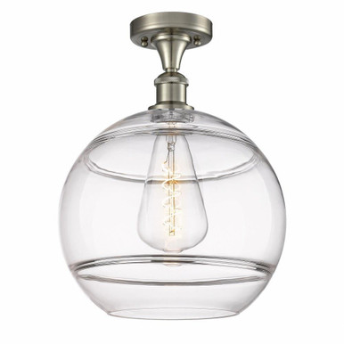 Rochester 1 Light 14.63 Inch Tall Semi Flush Mount by Innovations - 516-1C-G556-12