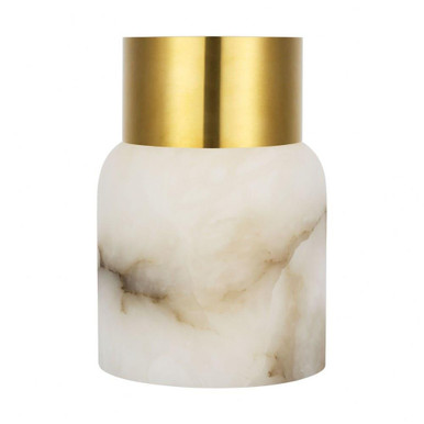 Caspe LED Alabaster Table Lamp 6.6 Inch Tall by Visual Comfort Modern - SLTB665