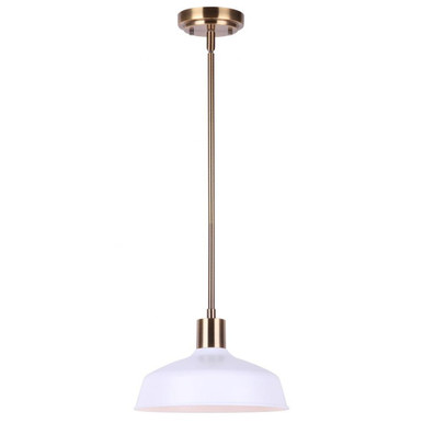 Bellow 1 Light Mini Pendant by Canarm Inc - IPL1055A01GDW