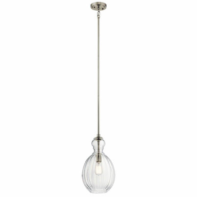 Riviera 1 Light Small Pendant 9 Inch Wide by Kichler - 43953