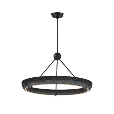 Geist 54W LED Ring Pendant 19.5 Inch Tall and 35.5 Inch Wide by ET2 - E25193-BK