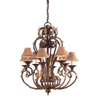 Zaragoza 8 Light Large Chandelier by Minka Metropolitan - N6238-355