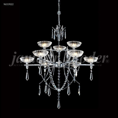 Medallion 9 Light Large Chandelier by James Moder - 96319MD