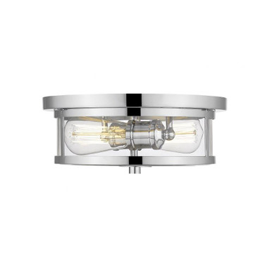Savannah 2 Light 11 Inch Wide Flush Mount by Z-Lite 462F11-CH - 462F11-CH