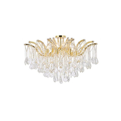 Maria Theresa 8 Light 36 Inch Wide Flush Mount by Elegant - 2800F36