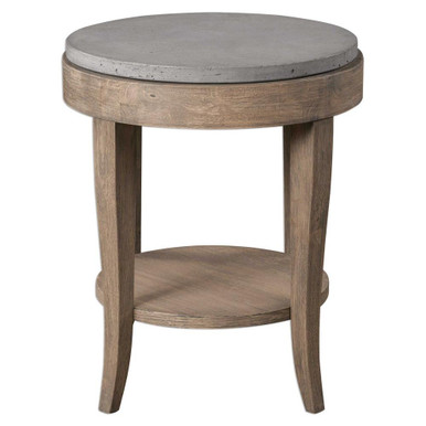 Deka 28.5 Inch Round Accent Table by Uttermost - 25909