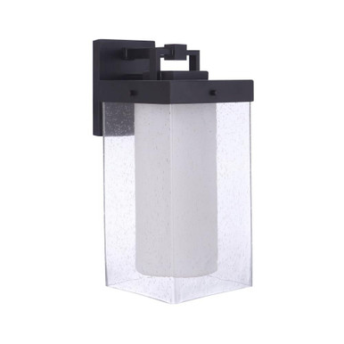 Hayner 1 Light Outdoor Wall Lantern 15.75 Inch Tall by Craftmade - ZA5604-MN