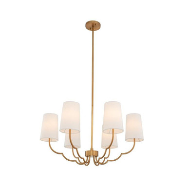 Sophia 6 Light Large Chandelier by Kalco - 514372