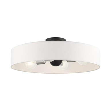Venlo Four Light 22 Inch Wide Semi Flush Mount by Livex - 46928