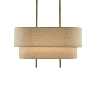 Combermere 4 Light Oversized Chandelier by Currey Company - 9000-0620