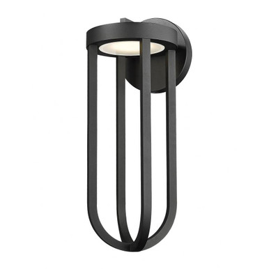 Leland 16W 1 LED Outdoor Wall Lantern by Z Lite - 5005B-BK-LED