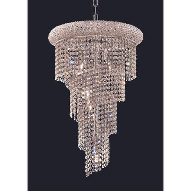 Spiral 8 Light Medium Pendant by Elegant - V1801R16