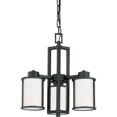Odeon Three Light Chandelier 17.75 Inches Wide by 18.5 Inches High by Nuvo - 60/2976
