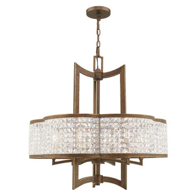 Grammercy 6 Light Medium Chandelier by Livex - 50576