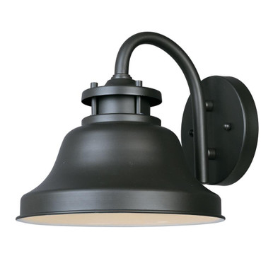 Bayport 1 Light Outdoor Wall Lantern 9 Inch Wide by Designers Fountain - 31321-bz