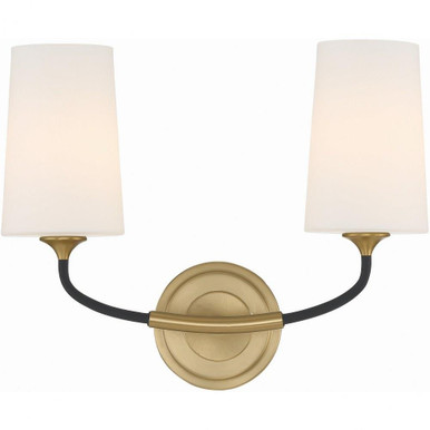 Niles 2 Light Wall Sconce by Crystorama - NIL-70012-BF-MG