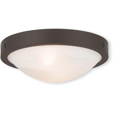 Stratus 18W 2 LED 13 Inch Wide Flush Mount by Livex - 73943-91